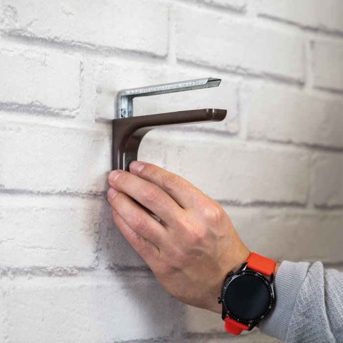 Wspornik półki prosty biały - WSPP Velano - 10