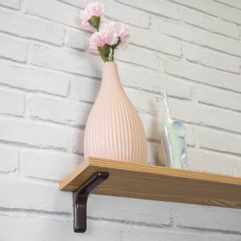 Wspornik półki prosty biały - WSPP Velano - 11