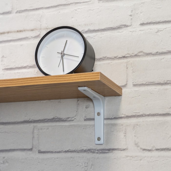 Wspornik półki prosty biały - WSM Velano - 16