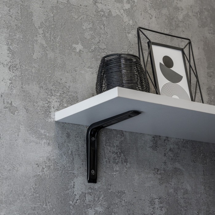 Wspornik półki prosty biały - WSB Velano - 13