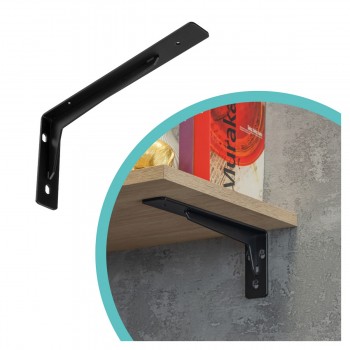 Wspornik do półki podpora czarna - WFW Domax Home - 4