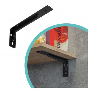 Wspornik do półki podpora czarna - WFW Domax Home - 1