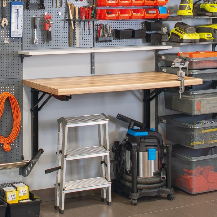 Wspornik blatu składany - czarny - WSF Velano - 11