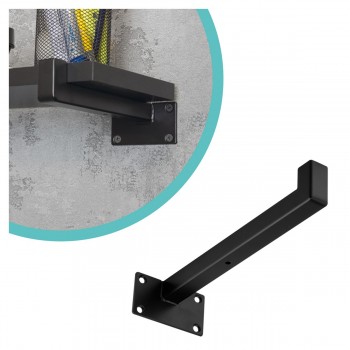 Wspornik do półki podpora czarna - WFU Domax Home - 4