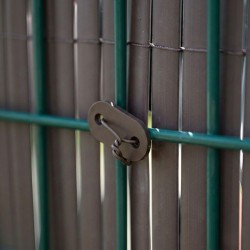 Osłona na balkon wzmocniona mata balkonowa - PVC 100 cm - GMP brąz