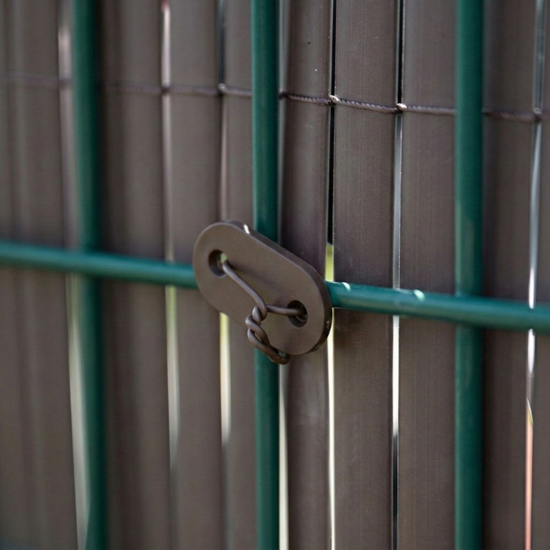 Osłona na balon wzmocniona mata balkonowa - PVC 100 cm - GMP brąz