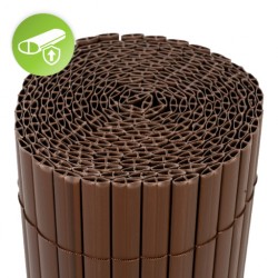 Osłona na balkon wzmocniona mata balkonowa - PVC 100 cm - GMP brąz