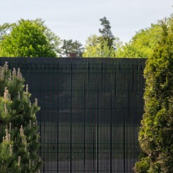 Osłona na balkon wzmocniona mata balkonowa - PVC 100 cm - GMP antracyt