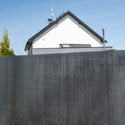 Osłona na balkon wzmocniona mata balkonowa - PVC 100 cm - GMP antracyt