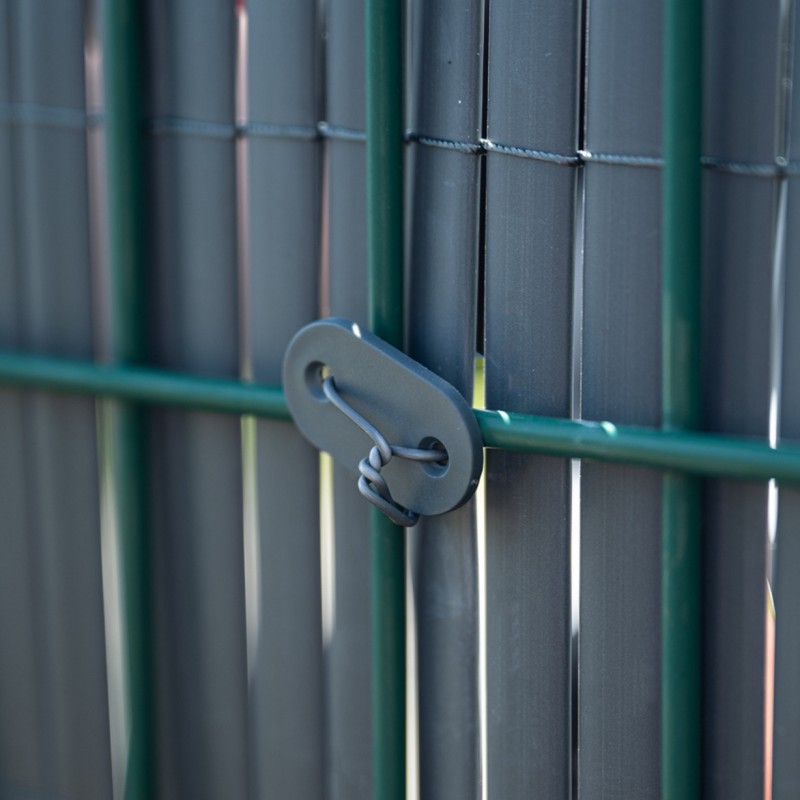 Osłona na balkon wzmocniona mata balkonowa - PVC 150 cm - GMP antracyt