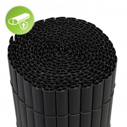 Osłona na balkon wzmocniona mata balkonowa - PVC 180 cm - GMP antracyt