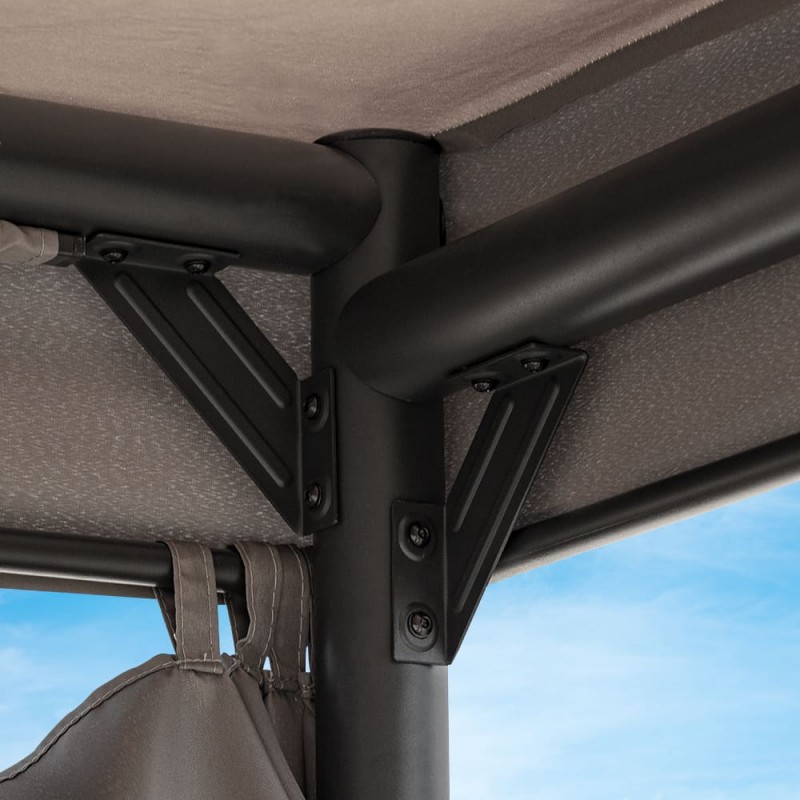 Huśtawka ogrodowa z zadaszeniem leżanka łóżko dla 3 osób – MAUI 230x182