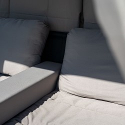 Huśtawka ogrodowa z zadaszeniem leżanka łóżko dla 3 osób – MAUI 230x182