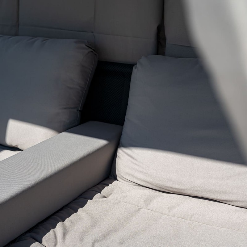 Huśtawka ogrodowa z zadaszeniem leżanka łóżko dla 3 osób – MAUI 230x182