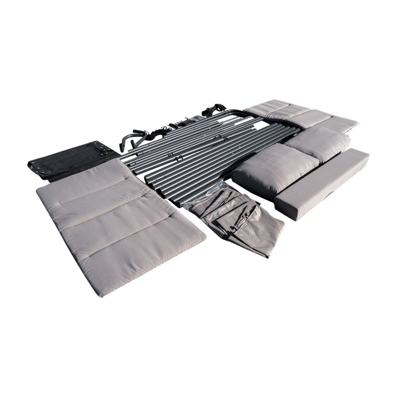 Huśtawka ogrodowa z zadaszeniem leżanka łóżko dla 3 osób – MAUI 230x182