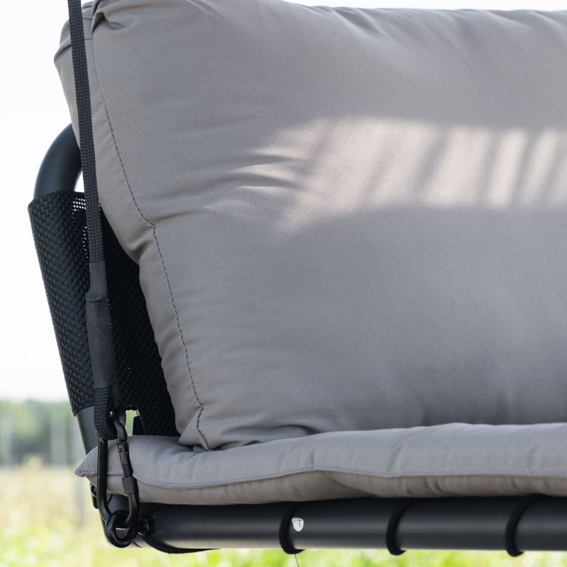 Huśtawka ogrodowa z zadaszeniem leżanka łóżko dla 3 osób – MAUI 230x182