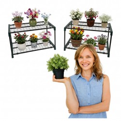 Kwietnik regał ogrodowy 69x49x39 stojak na rośliny - GRO 2
