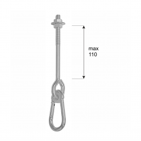 Mocowanie huśtawki - hak typu A - MHA DMX - 2