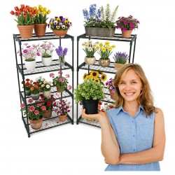 Kwietnik regał ogrodowy 69x49x130 stojak na rośliny - GRO 3