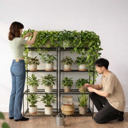 Kwietnik regał ogrodowy 69x49x130 stojak na rośliny - GRO 3