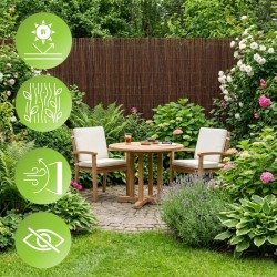 Mata wiklinowa osłonowa osłona na płot balkon - GNW 150 cm