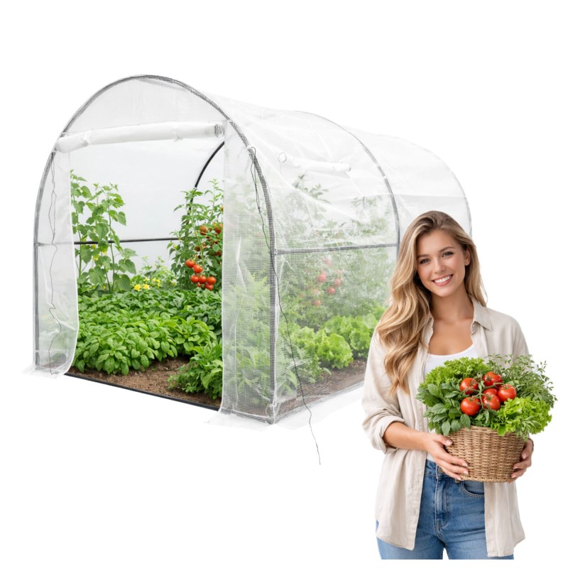 Tunel foliowy szklarnia ogrodowa - Iris I - 2x3m