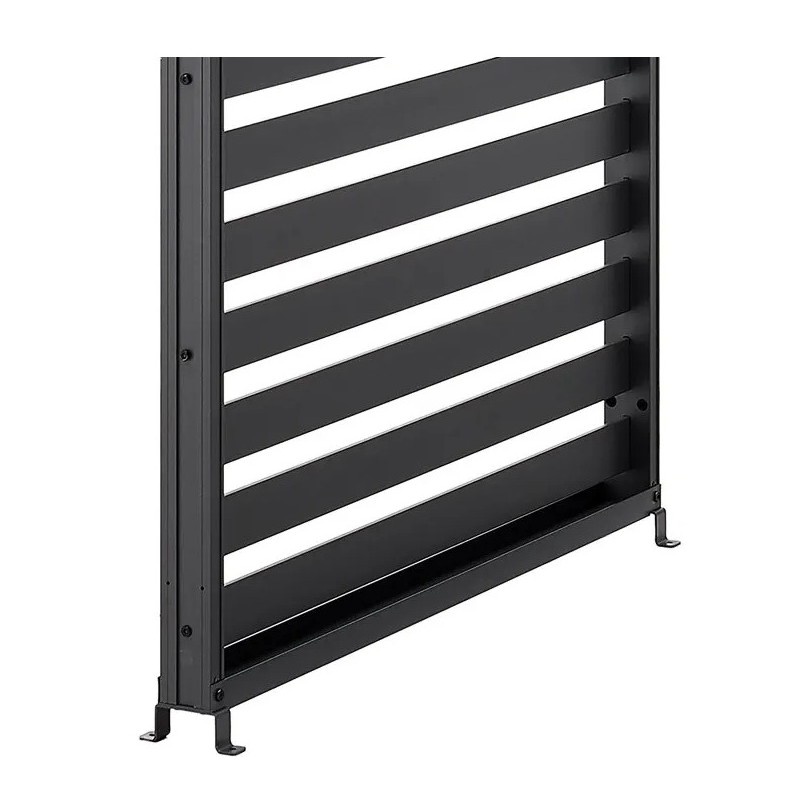 Panel żaluzjowy aluminiowy do pergoli Paxi/Evia 93 cm szary