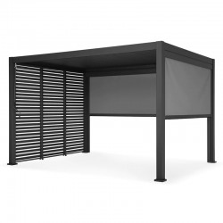 Panel żaluzjowy aluminiowy do pergoli Paxi/Evia 93 cm szary