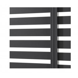 Panel żaluzjowy aluminiowy do pergoli Paxi/Evia 126 cm szary
