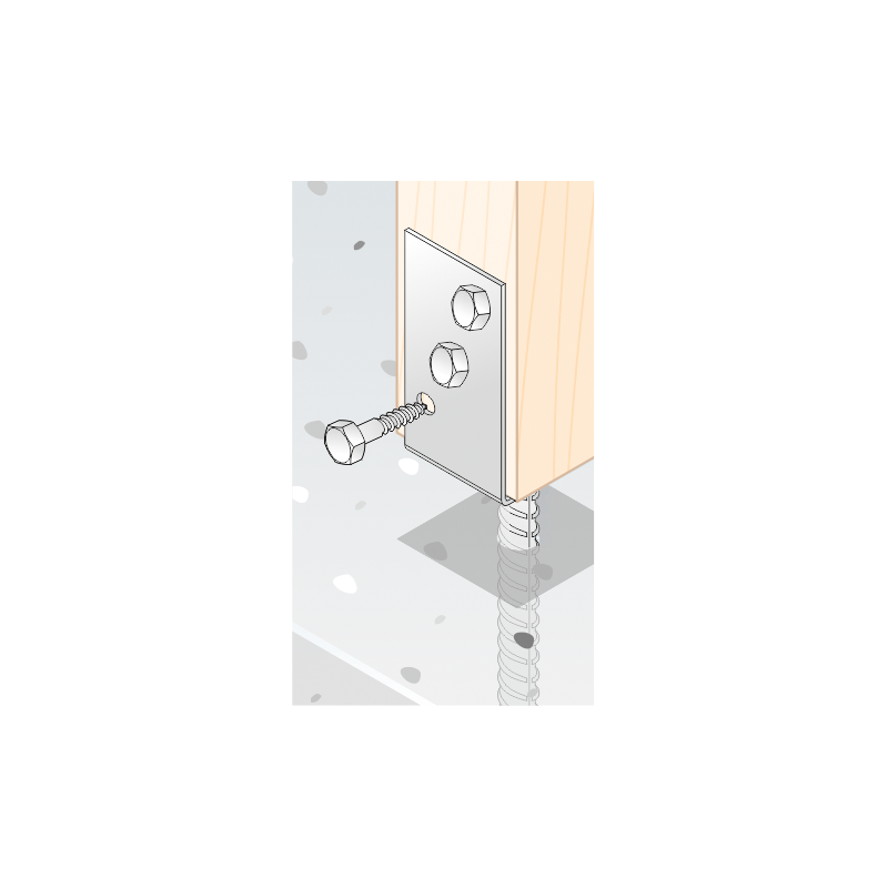 Wkręt do drewna PWD 50-60x10 DMX - 5