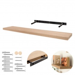 Półka ścienna samowisząca na ksiązki 100 cm - Hylly - 14