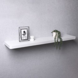 Półka ścienna samowisząca 100cm zaokrąglona  - Taso - 11