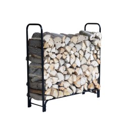 Stojak na drewno kominkowe 120x35,6x120 - Silvam I Grindi - 1