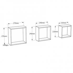 Półki modułowe FSS 270/240/210 Velano - 20