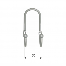 Wieszak ścienny WUA Biały Velano - 2