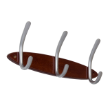 Wieszak ścienny WUC Srebrny Velano - 1