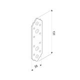 SDSLP - Łącznik płaski DMX - 2
