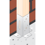 Podstawa słupa - otwarta- PSP DX GRUNDLINE - 10