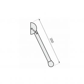 Stopka do drzwi garażowych - ST DMX - 2