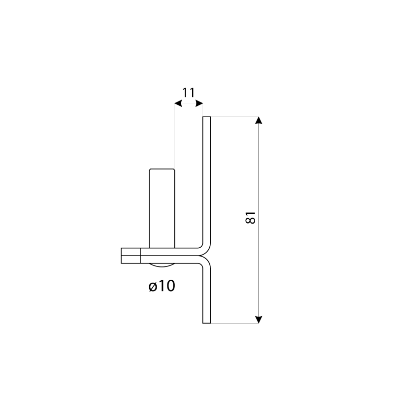 Uchwyt czopowy - C DMX - 2