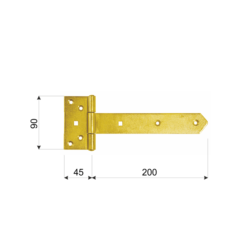 Zawias bramkowy - ZB DMX - 4