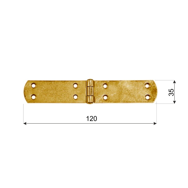 Zawias francuski -ZF DMX - 2