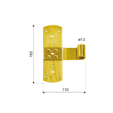 Zawias ramowy - ZR DMX - 3