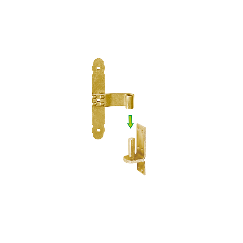 Zawias ramowy prosty - ZRP DMX - 2