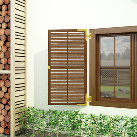 Zawias narożnikowy prosty (L+P) - ZN DMX - 5