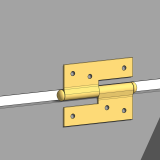 Zawias rozłączny - ZM DMX - 5
