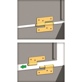 Zawias rozłączny - ZM DMX - 4