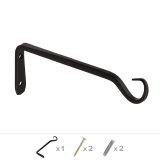 Uchwyt na kwietnik UK 6 Prosty 75x195 Velano - 1