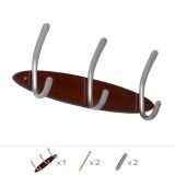 Wieszak ścienny WUC Srebrny Velano - 2