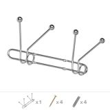 Wieszak ścienny WUD CHROM Velano - 2